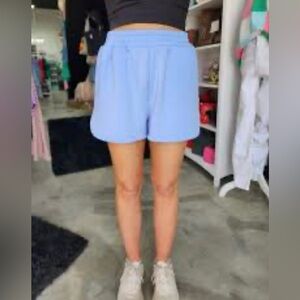 🐬Zenana Scuba Waistband Dolphin Shorts🐬Color•Spring Blue🐬